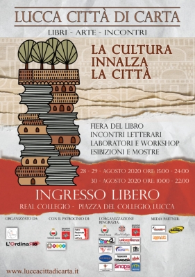 calendario incontri > LUCCA CITTÃ€ DI CARTA: libri, cultura e arte protagonisti dâ€™estate